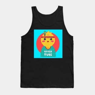 Animal Face Portrait brush handcraft Tank Top